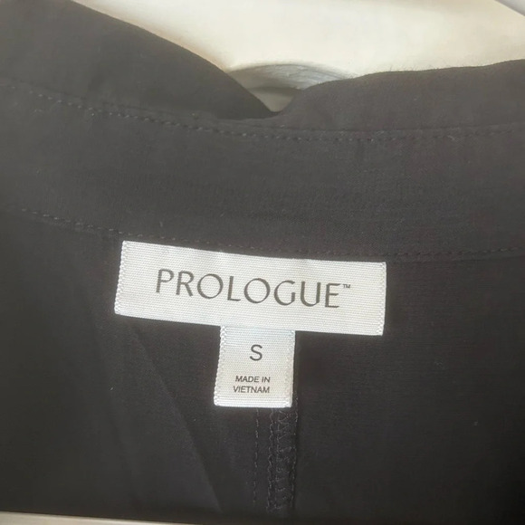 Prologue Black Button Down Short Sleeve Dress Size S - Picture 2 of 10
